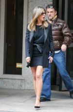JENNIFER ANISTON Out and About in New York 2001