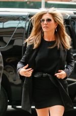 JENNIFER ANISTON Out and About in New York 2001