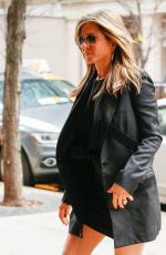 JENNIFER ANISTON Out and About in New York 2001