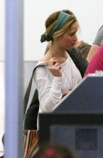JENNIFER LAWRENCE at Los Angeles International Airport 0501