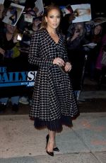 JENNIFER LOPEZ Arrives at Daily Show with Jon Stewart in New York 20001