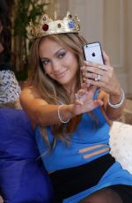 JENNIFER LOPEZ at Nuestra Belleza Latina 2015 Set in Miami