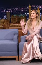 JENNIFER LOPEZ at Tonight Show Starring Jimmy Fallon in New York