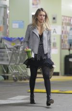 JESSICA ALBA in Short Skirt Out Shopping in Los Angeles