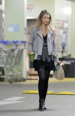 JESSICA ALBA in Short Skirt Out Shopping in Los Angeles