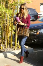 JESSICA ALBA Out and About in Santa Monica 10801