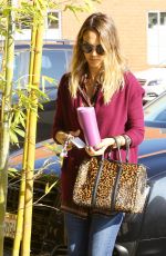 JESSICA ALBA Out and About in Santa Monica 10801