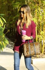 JESSICA ALBA Out and About in Santa Monica 10801