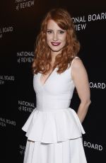 JESSICA CHASTAIN at 2014 National Board of Review Gala in New York