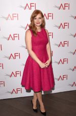 JESSICA CHASTAIN at 2015 AFI Awards in Los Angeles