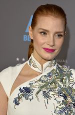 JESSICA CHASTAIN at 2015 Critics Choice Movie Awards in Los Angeles