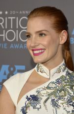 JESSICA CHASTAIN at 2015 Critics Choice Movie Awards in Los Angeles