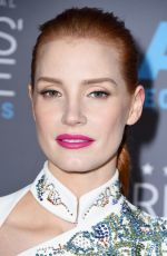 JESSICA CHASTAIN at 2015 Critics Choice Movie Awards in Los Angeles