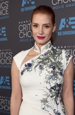 JESSICA CHASTAIN at 2015 Critics Choice Movie Awards in Los Angeles