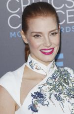 JESSICA CHASTAIN at 2015 Critics Choice Movie Awards in Los Angeles