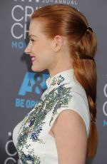 JESSICA CHASTAIN at 2015 Critics Choice Movie Awards in Los Angeles