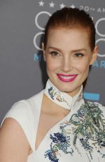 JESSICA CHASTAIN at 2015 Critics Choice Movie Awards in Los Angeles