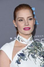 JESSICA CHASTAIN at 2015 Critics Choice Movie Awards in Los Angeles