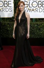 JESSICA CHASTAIN at 2015 Golden Globe Awards in Beverly Hills