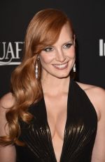 JESSICA CHASTAIN at Instyle and Warner Bros Golden Globes Party in Beverly Hills