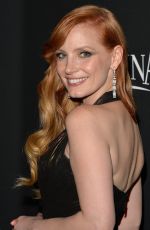 JESSICA CHASTAIN at Instyle and Warner Bros Golden Globes Party in Beverly Hills