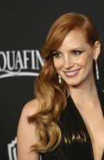 JESSICA CHASTAIN at Instyle and Warner Bros Golden Globes Party in Beverly Hills