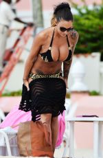 JODIE MARSH at a Beach in Narbados 0601