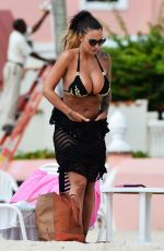 JODIE MARSH at a Beach in Narbados 0601