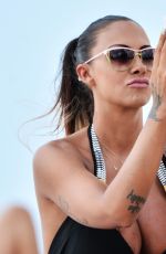 JODIE MARSH in Bikini at a Beach in Barbados 1001