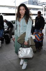 JORDIN SPARKS Arrives at Los Angeles International Airport