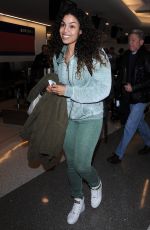 JORDIN SPARKS Arrives at Los Angeles International Airport