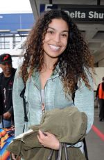 JORDIN SPARKS Arrives at Los Angeles International Airport