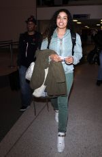 JORDIN SPARKS Arrives at Los Angeles International Airport