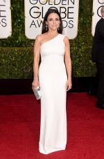 JULIA LOUIS-DREYFUS at 2015 Golden Globe Awards in Beverly Hills