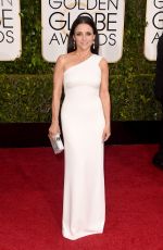 JULIA LOUIS-DREYFUS at 2015 Golden Globe Awards in Beverly Hills