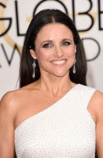 JULIA LOUIS-DREYFUS at 2015 Golden Globe Awards in Beverly Hills