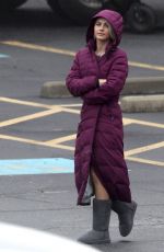 JULIANNE HOUGH on the Set of Dirty Grandpa in Atlanta