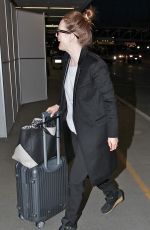 JULIANNE MOORE Arrives at Los Angeles International Airport 2601