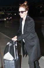JULIANNE MOORE Arrives at Los Angeles International Airport 2601