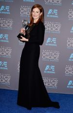 JULIANNE MOORE at 2015 Critics Choice Movie Awards in Los Angeles
