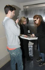 JULIANNE MOORE at Los Angeles international Airport 1601