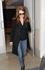 JULIANNE MOORE at Los Angeles international Airport 1601