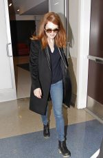 JULIANNE MOORE at Los Angeles international Airport 1601