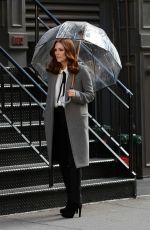 JULIANNE MOORE on the Set of L