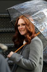 JULIANNE MOORE on the Set of L