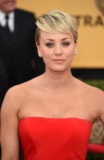 KALEY CUOCO at 2015 Screen Actor Guild Awards in Los Angeles