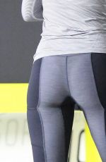 KANDALL JENNER in Tights Leaves a Gym in Beverly Hills