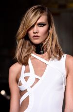 KARLIE KLOSS at Versace Fashion Show in Paris