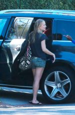 KATE HUDSON in Shorts Out in Santa Monica 1701