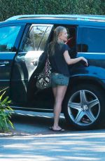 KATE HUDSON in Shorts Out in Santa Monica 1701